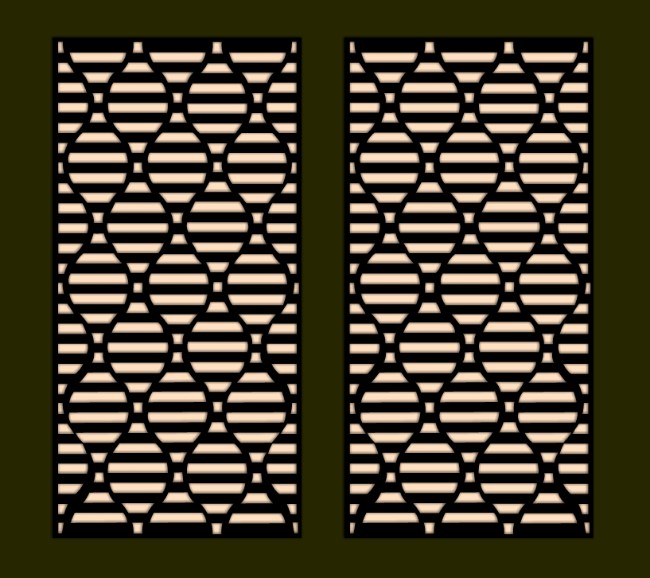 Design pattern screen panel