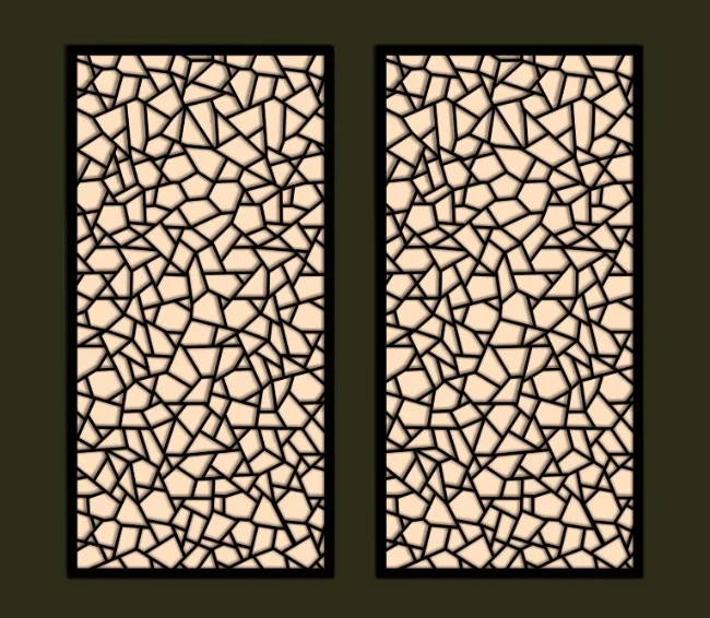 Design pattern screen panel