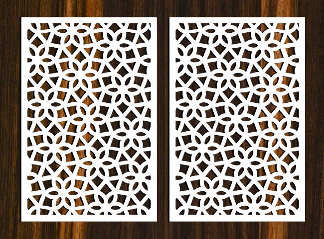 Design pattern screen panel