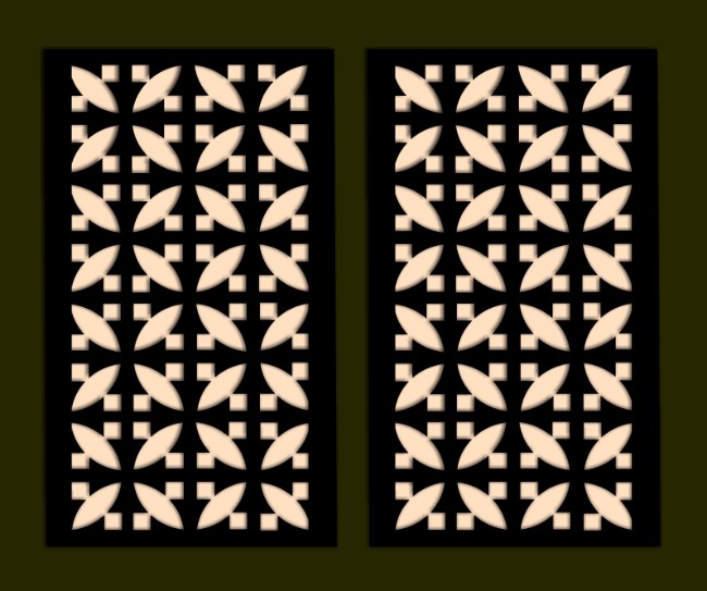 Design pattern screen panel