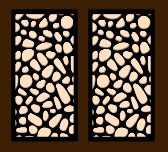 Design pattern screen panel