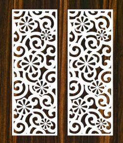 Design pattern screen panel