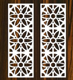 Design pattern screen panel