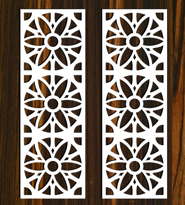 Design pattern screen panel