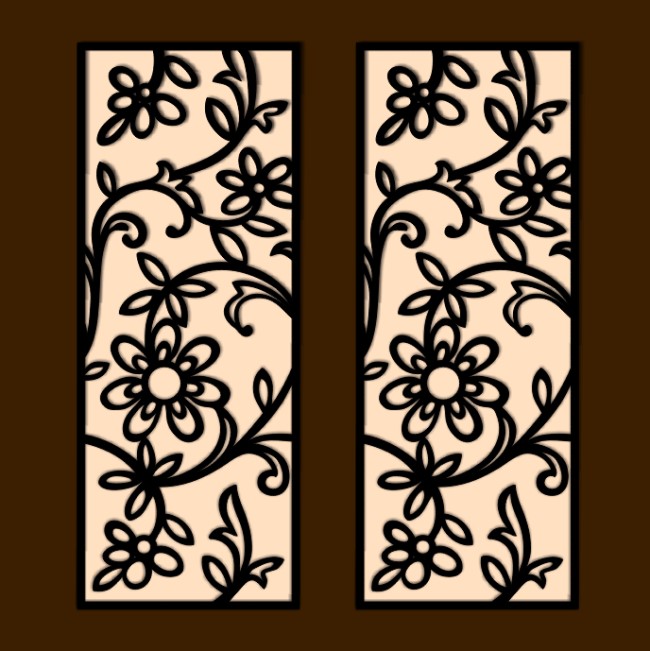 Design pattern screen panel