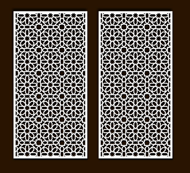 Design pattern screen panel