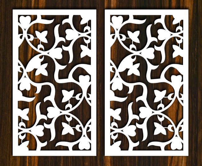 Design pattern screen panel