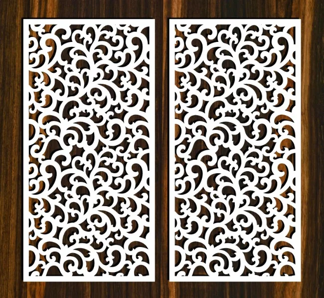 Design pattern screen panel