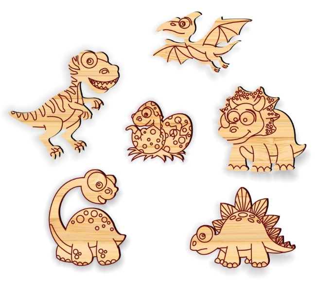 Dinosaurs – 3D Model – Vector files