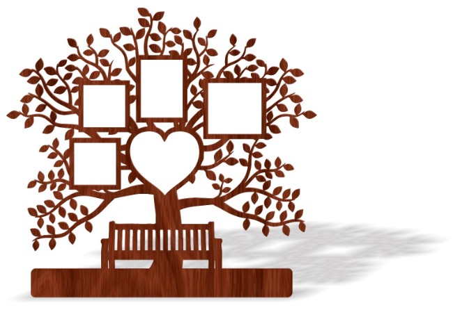 Family tree photo frame