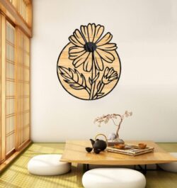 Flower wall decor