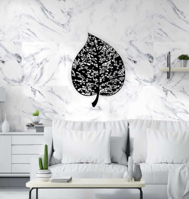 Leaf wall decor