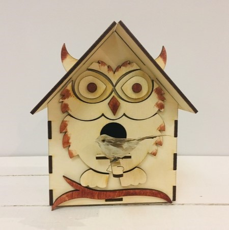 Owl Shaped Bird Feeder