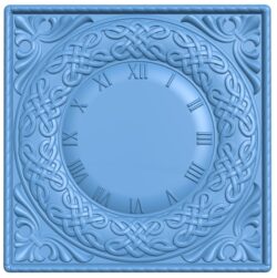 Pattern Wall clock