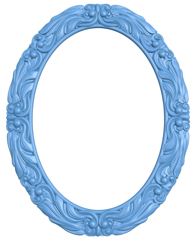 Picture frame or mirror - Oval