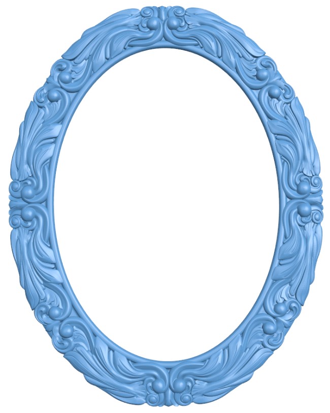 Picture frame or mirror ellipse