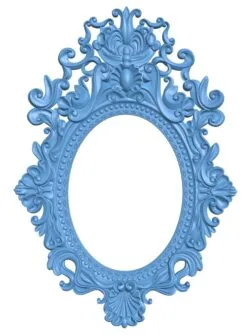 Picture frame or mirror oval