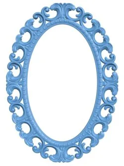 Picture frame or mirror oval