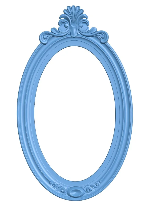 Picture frame or mirror oval