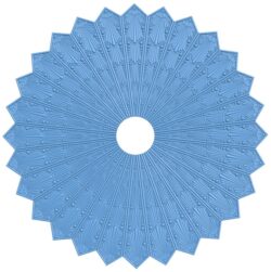 Round disk pattern