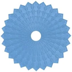 Round disk pattern