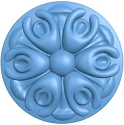 Round disk pattern