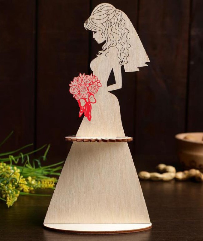 Wedding napkin holder