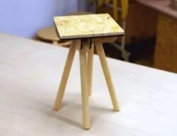 Wooden stool