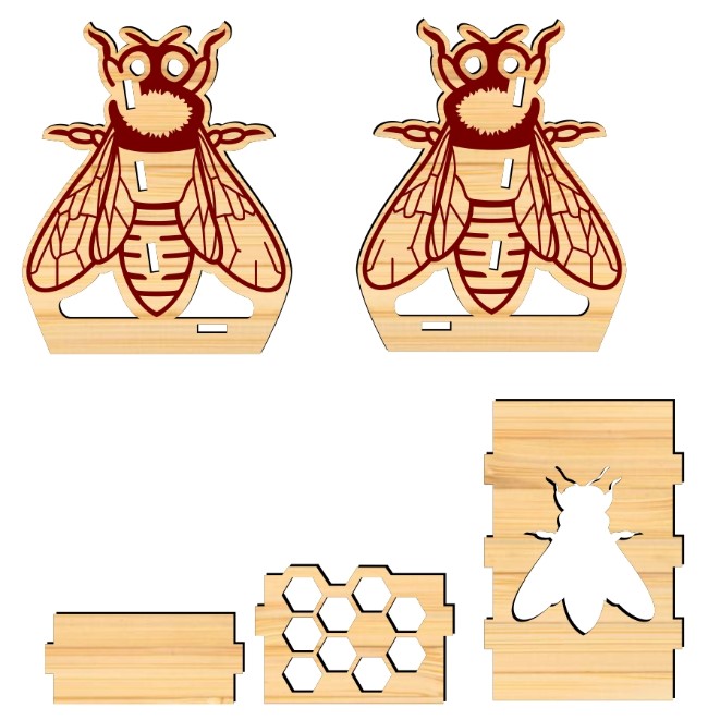 Bee card holder