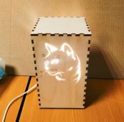 Cat lamp