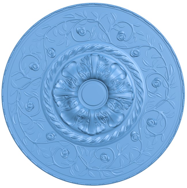 Circular Disk Pattern 3d Model Vector Files