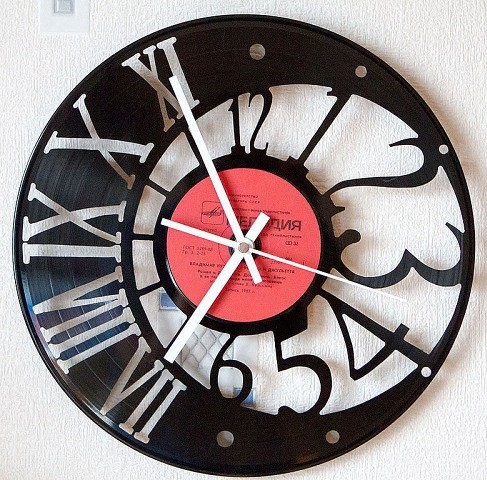 Cool And Unique Vinyl Wall Clock