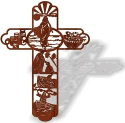 Cross with fish