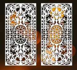 Design pattern panel screen