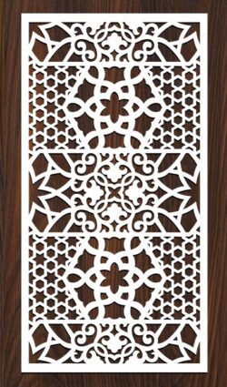 Design pattern screen panel