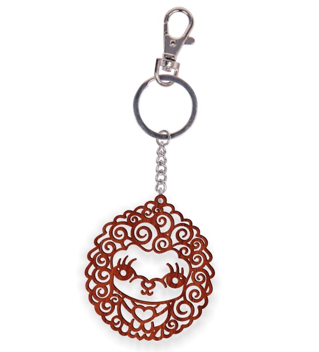 Hedgehog cute keychain