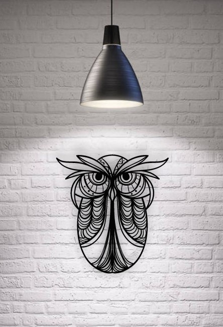 Owl wall decor