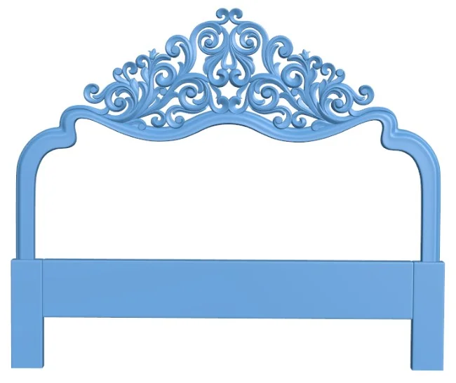 Pattern of the bed frame – end