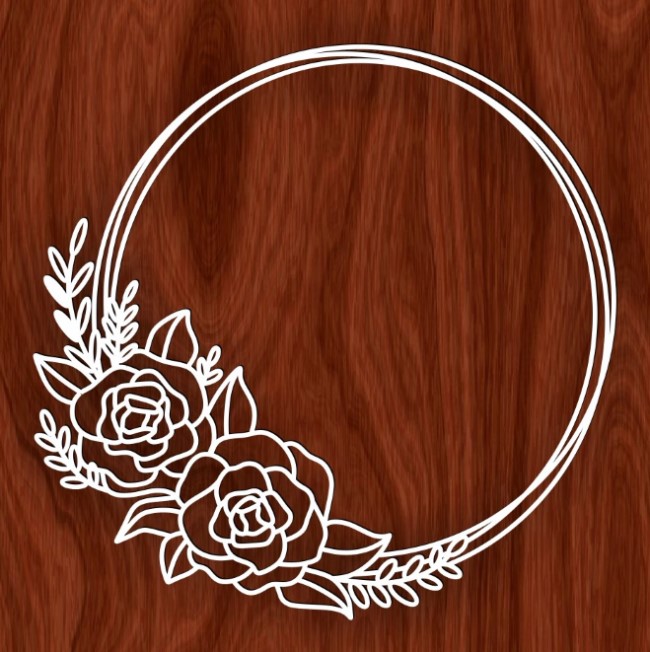 Rose wreath