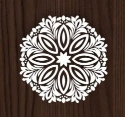 Round decor panel