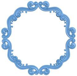 Round frame pattern