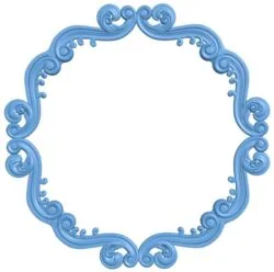 Round frame pattern