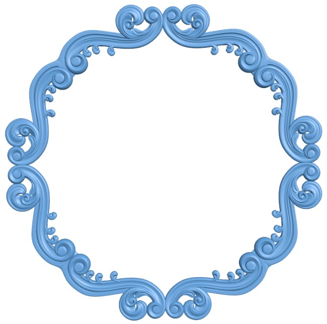 Round frame pattern (3)