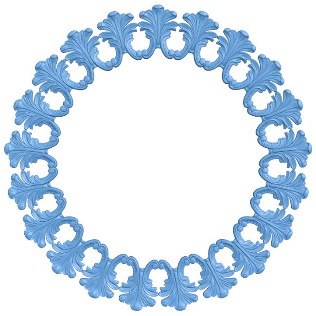 Round frame pattern (3)