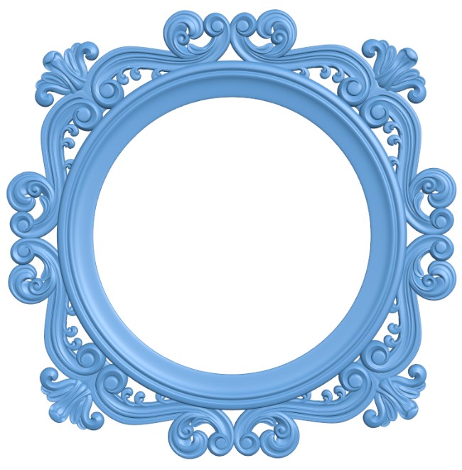 Round frame pattern (4)