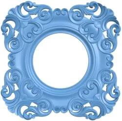 Round frame pattern