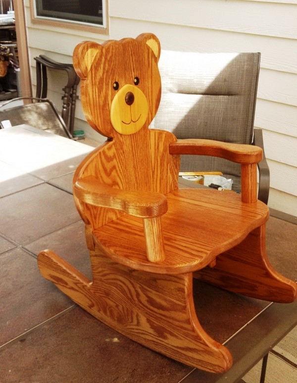 Bear rocking chair