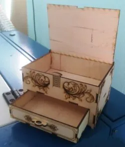 Box with drawer