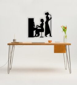 Concert piano wall decor