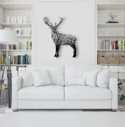 Deer with tree